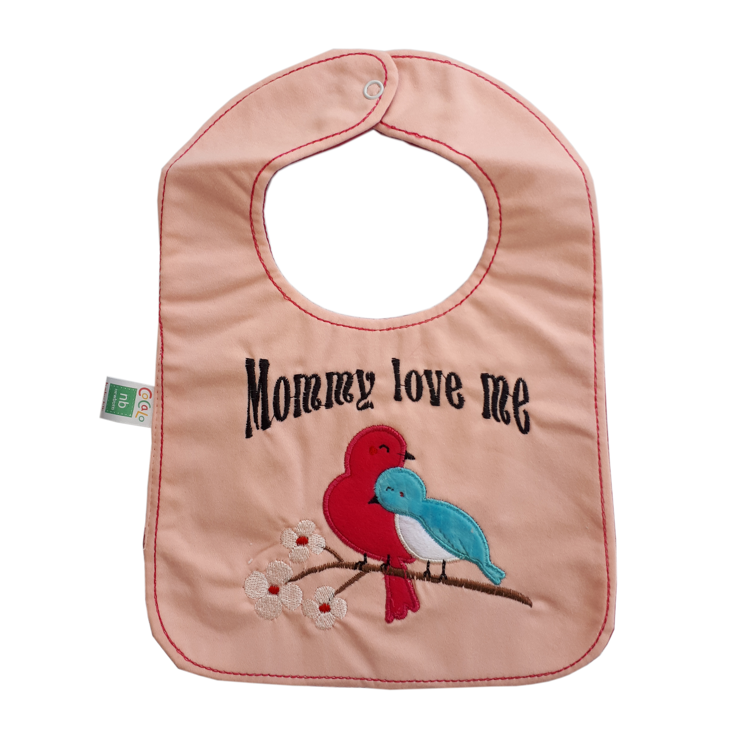 پیش بند نوزاد کوکالو طرح momy love me کد 23