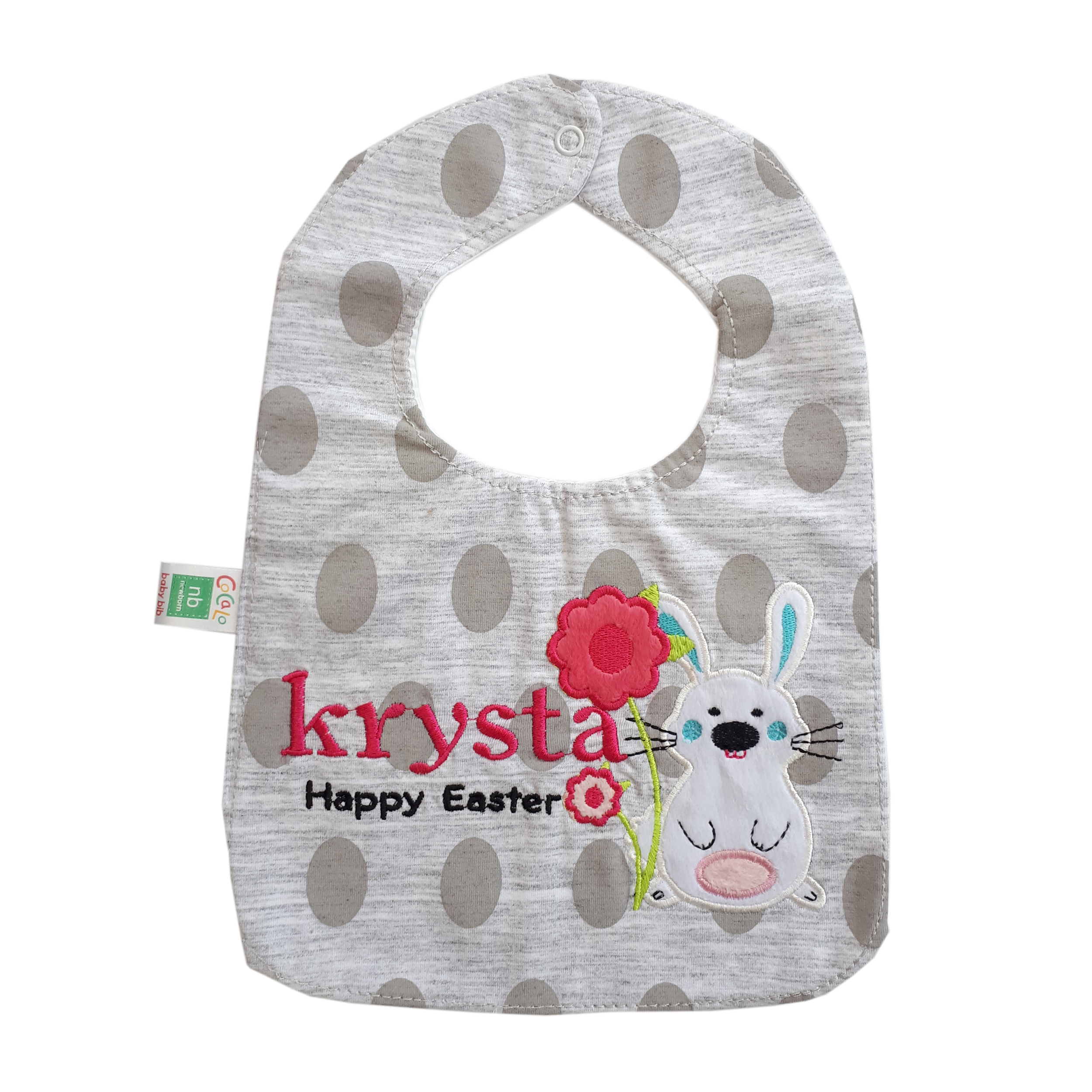 پیش بند نوزاد کوکالو طرح Happy Easter کد 22