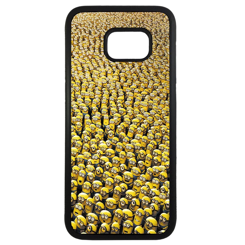 کاور طرح مینیون ها کد 11054094226 مناسب برای گوشی موبایل سامسونگ galaxy s7 edge