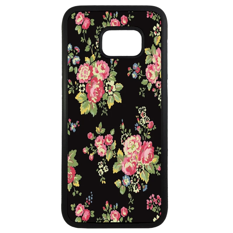 کاور طرح گلدار کد 11054094236 مناسب برای گوشی موبایل سامسونگ galaxy s7 edge