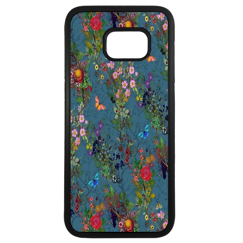 کاور طرح گلدار کد 11054094235 مناسب برای گوشی موبایل سامسونگ galaxy s7 edge