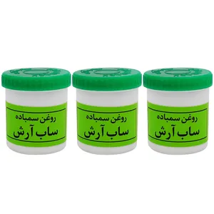 روغن سمباده ساب آرش مدل KZ80 حجم 130 میلی‌لیتر بسته 3 عددی