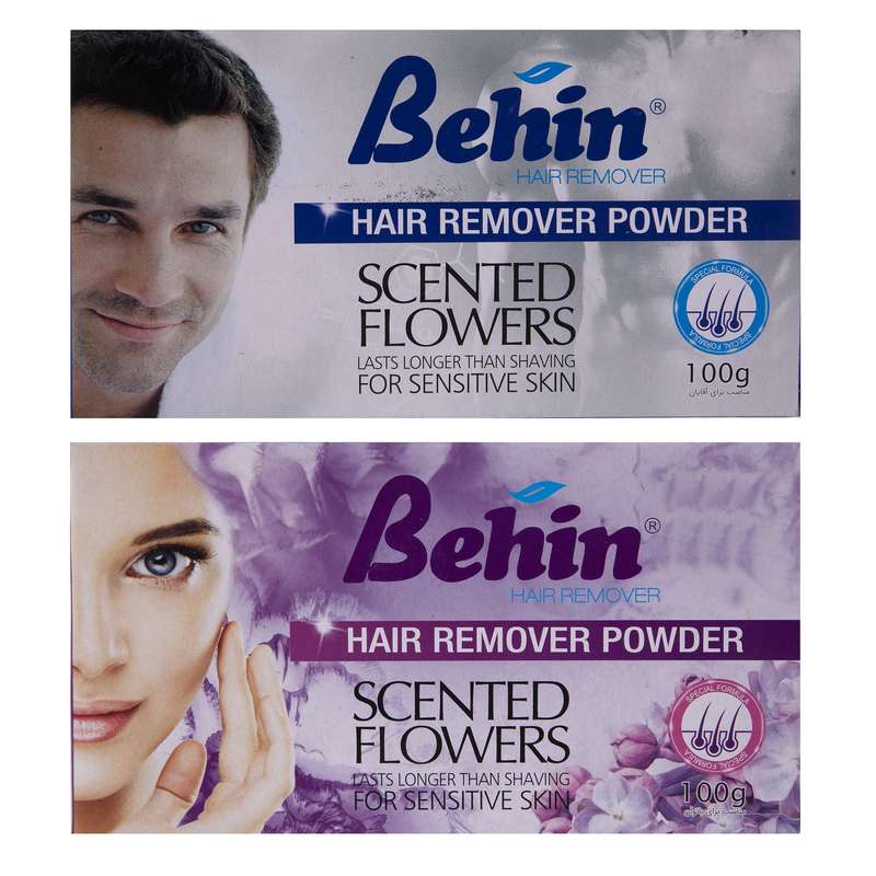 پودر موبر بهین مدل W-M وزن 100 گرم مجموعه 2 عددی