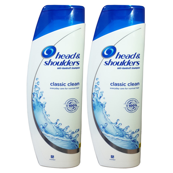 شامپو مو هد اند شولدرز مدل Classic Clean حجم 400 میلی لیتر مجموعه 2 عددی