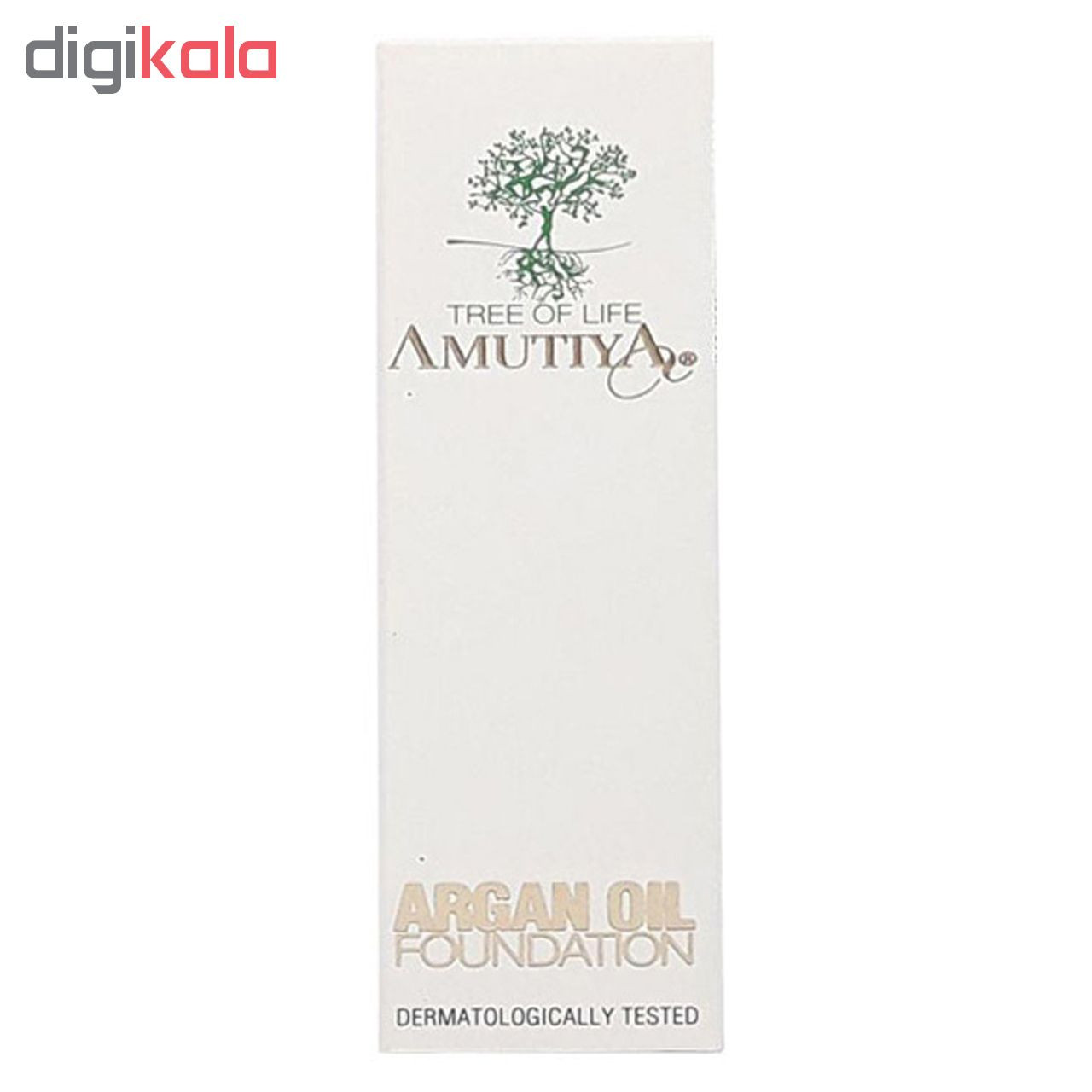 کرم پودر آموتیا مدل روغن آرگان شماره t80 حجم 30 میلی لیتر