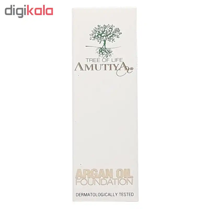 کرم پودر آموتیا مدل روغن آرگان شماره t80 حجم 30 میلی لیتر