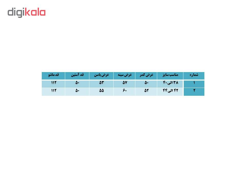 مانتو زنانه اینانی مدل بهاره رنگ مشکی