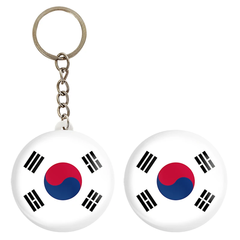 پیکسل خندالو مدل پرچم کره جنوبی کد 20553 به همراه جاکلیدی