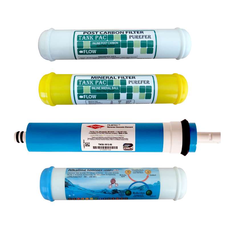 فیلتر دستگاه تصفیه کننده آب مدل TP - F400 مجموعه 4 عددی فیلتر دستگاه تصفیه کننده آب مدل TP - F400 مجموعه 4 عددی