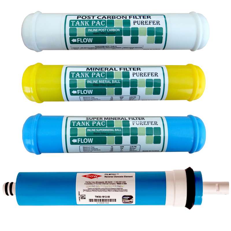 فیلتر دستگاه تصفیه کننده آب مدل TP - F300 مجموعه 4 عددی فیلتر دستگاه تصفیه کننده آب مدل TP - F300 مجموعه 4 عددی
