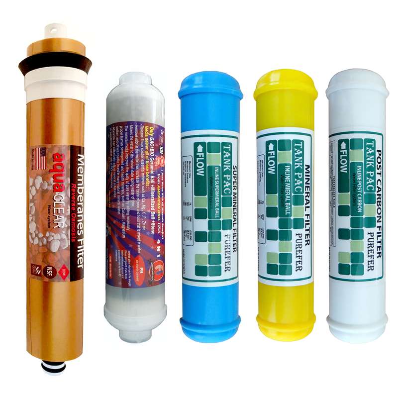 فیلتر دستگاه تصفیه کننده آب مدل TP-F430 مجموعه 5 عددی فیلتر دستگاه تصفیه کننده آب مدل TP-F430 مجموعه 5 عددی