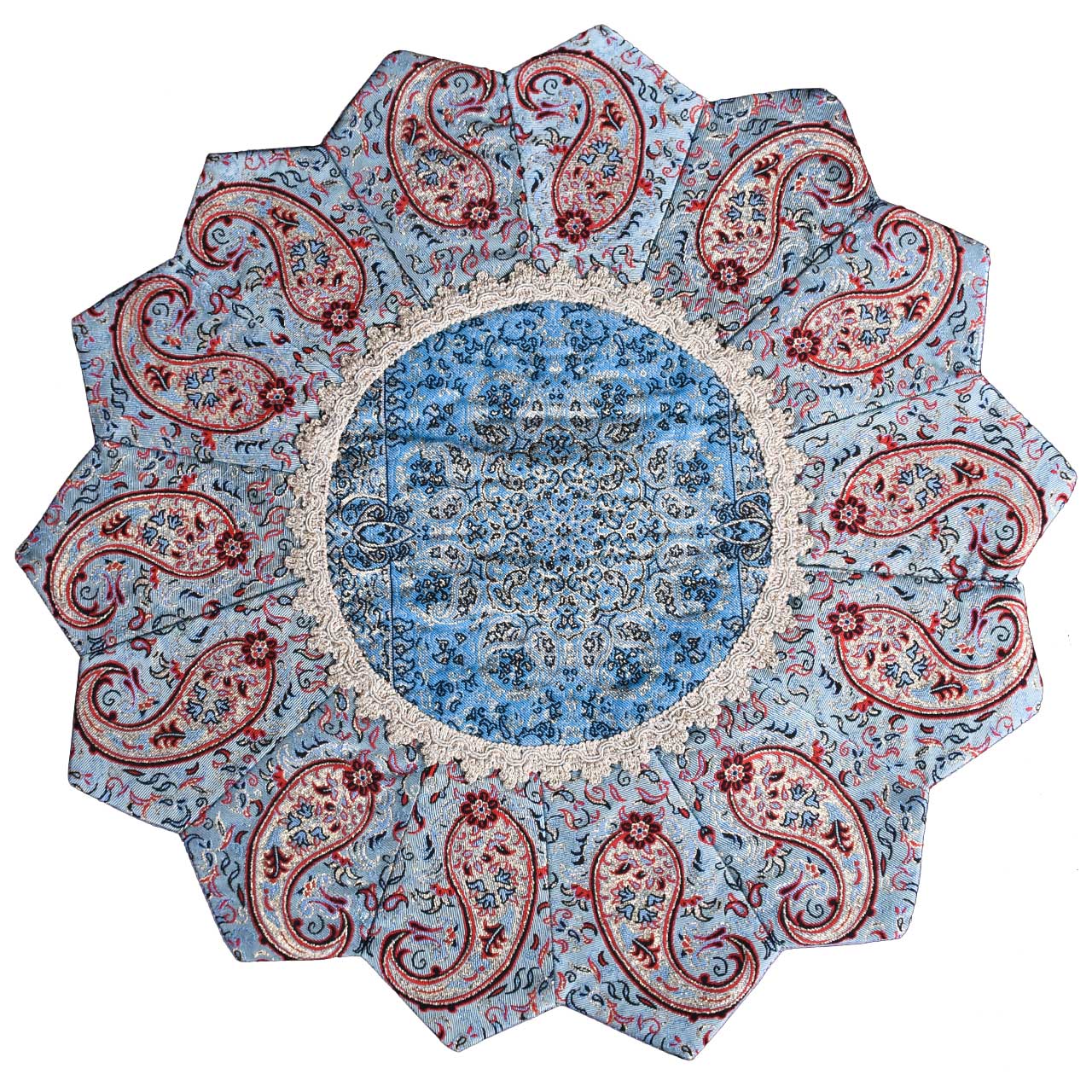 رومیزی ترمه طرح خورشید مدل 37-33