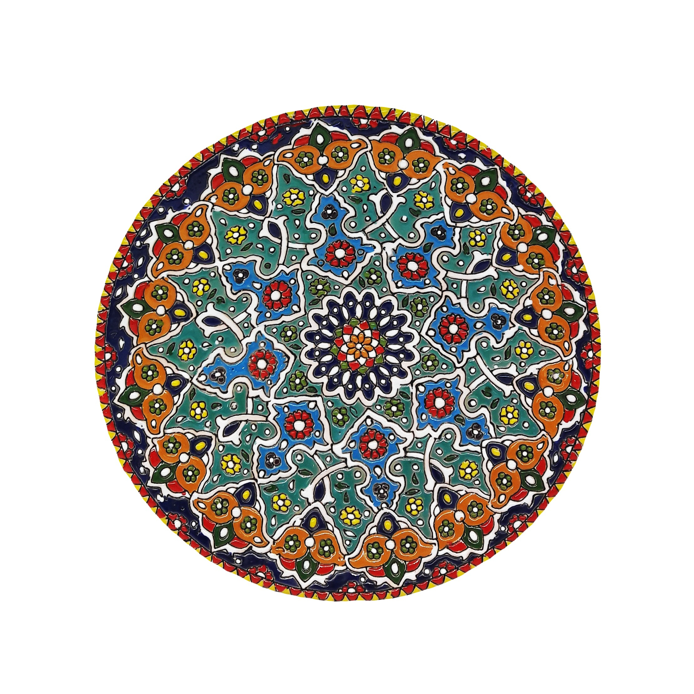 بشقاب میناکاری کد 117