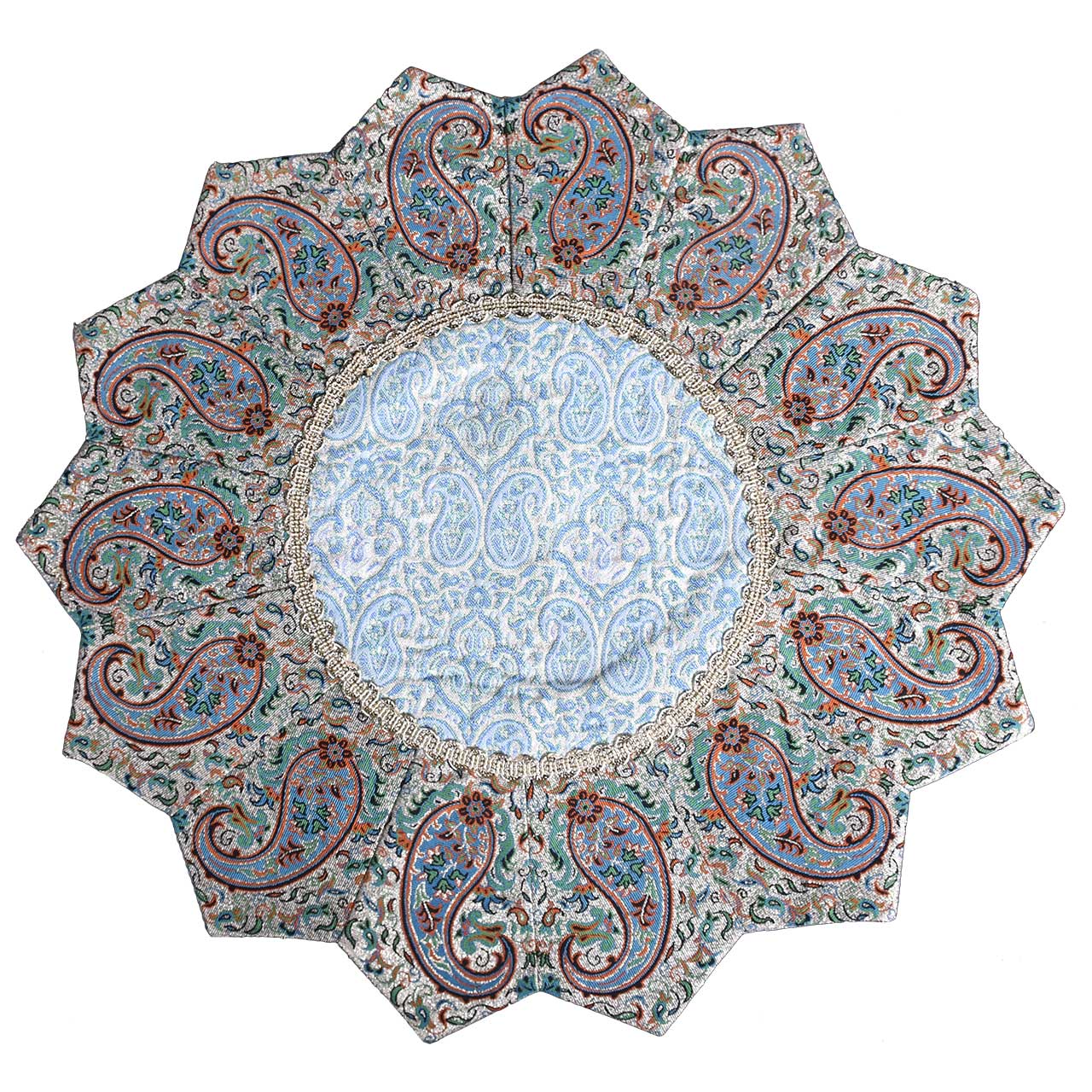 رومیزی ترمه طرح خورشید مدل 38-33