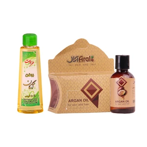 روغن مو و بدن طراوت مدل آرگان کد 02 حجم 50 میلی لیتر به همراه روغن مو آرال مدل آرگان کد 03 حجم 30 میلی لیتر