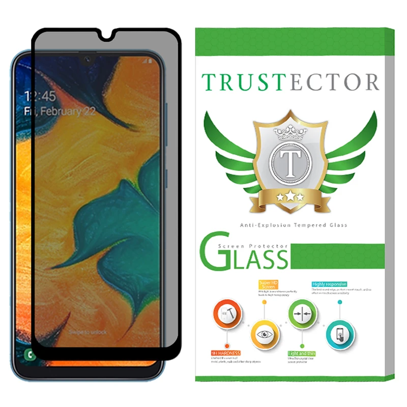 محافظ صفحه نمایش حریم شخصی تراستکتور مدل PSP مناسب برای گوشی موبایل سامسونگ Galaxy A20
