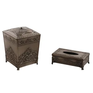 ست سطل و جای دستمال کاغذی دیانا کد MPYT - DLT146-B1113