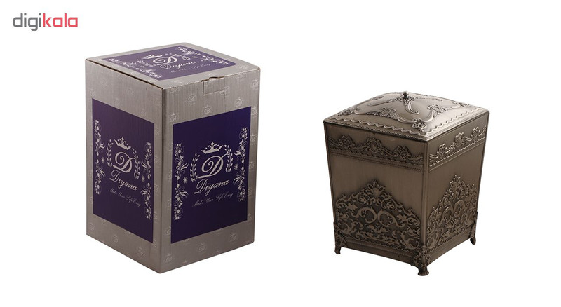 ست سطل و جای دستمال کاغذی دیانا کد MPYT - DLT146-B1113