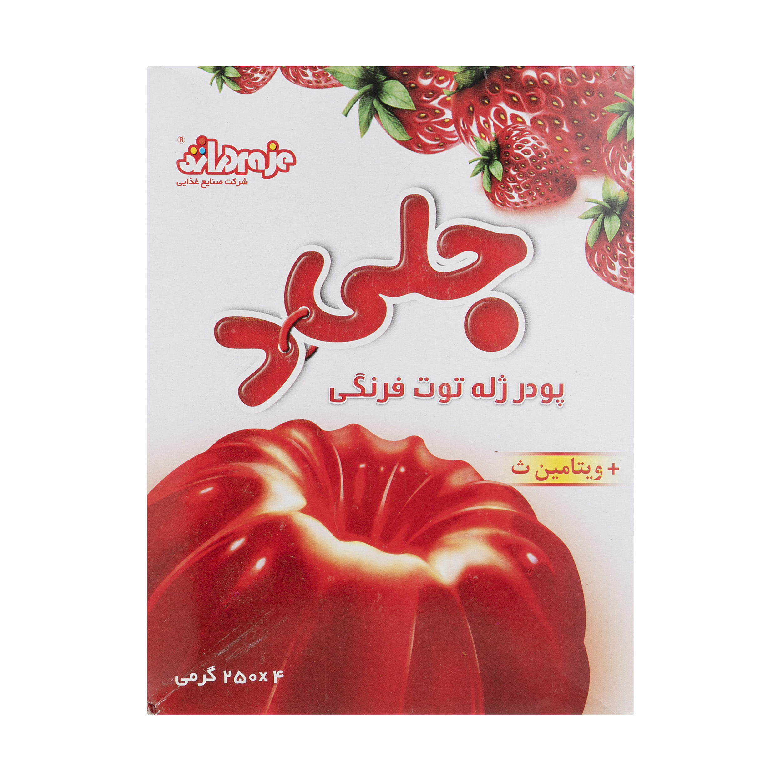 پودر ژله توت فرنگی جلید دراژه - 1 کیلوگرم