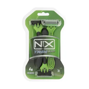 خودتراش مردانه نیکس مدل Trim Quad بسته 3 عددی