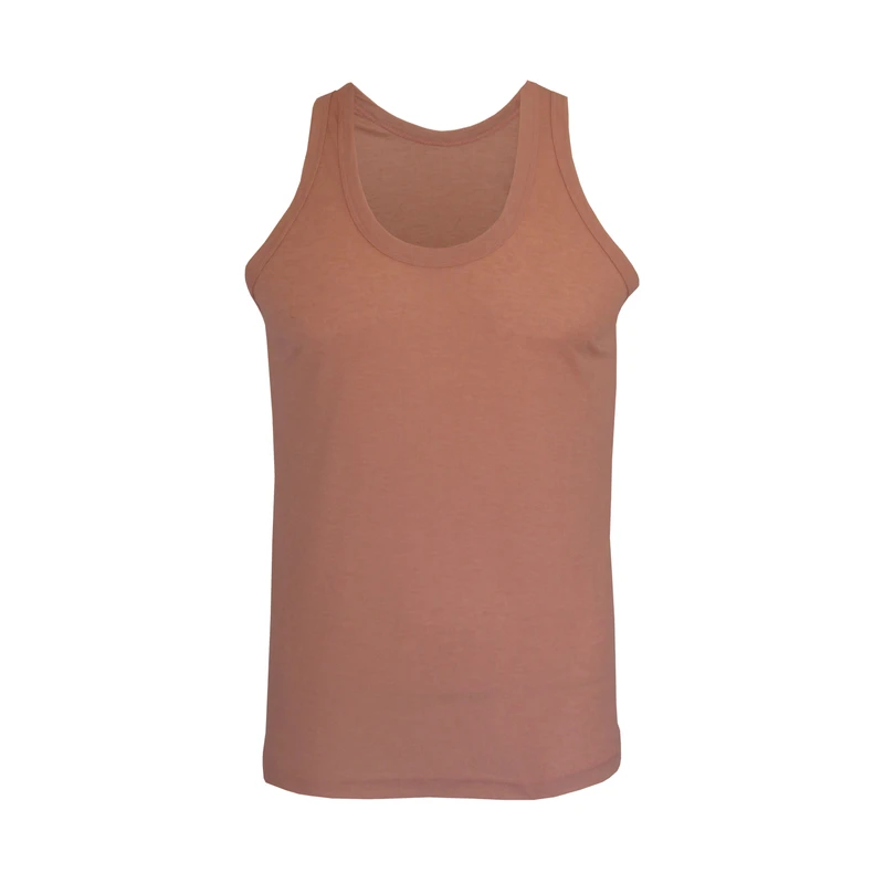 زیرپوش مردانه حجت کد Ves-20336 رنگ خاکی