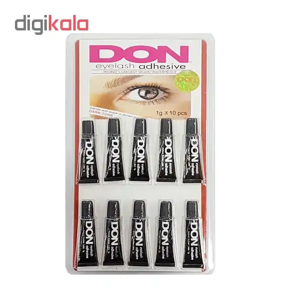 چسب مژه مصنوعی دان کد 85 وزن 1 گرم بسته 10 عددی