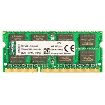 رم لپ تاپ DDR3L تک کاناله 1600 مگاهرتز CL11 کینگستون مدل ValueRAM ظرفیت 8 گیگابایت