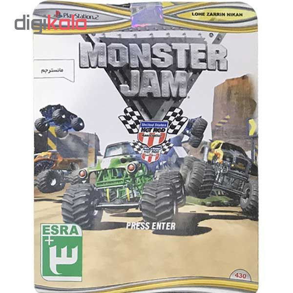 بازی monster jam مخصوص ps2 بازی monster jam مخصوص ps2