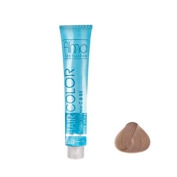 رنگ ابرو آلما مدل exclusive شماره 9.1 حجم 15 میلی لیتر رنگ بلوند خاکستری