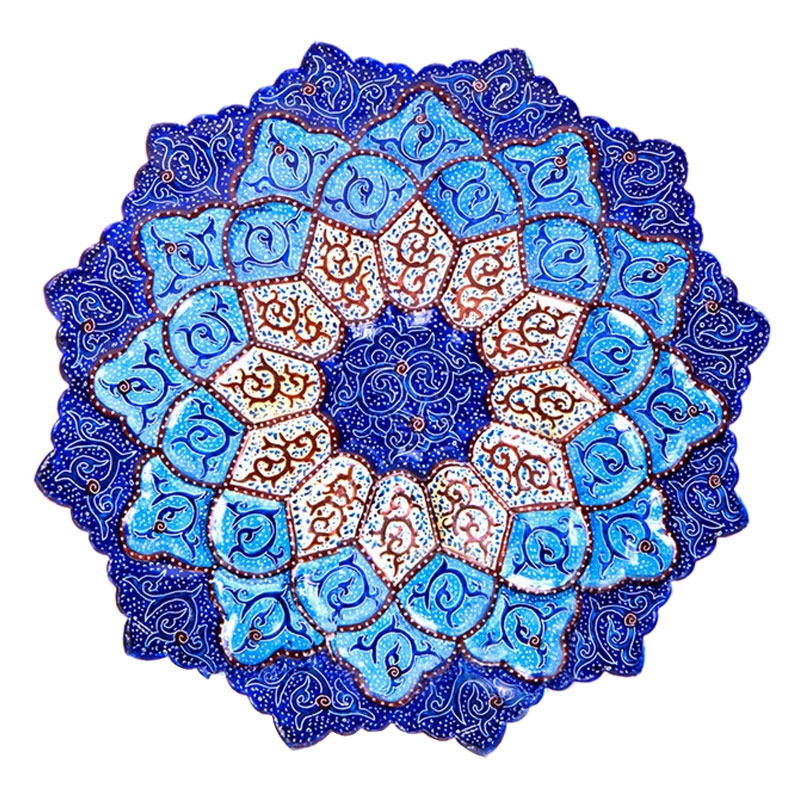 بشقاب میناکاری گالری رجایی مدل P20 کد 7550011