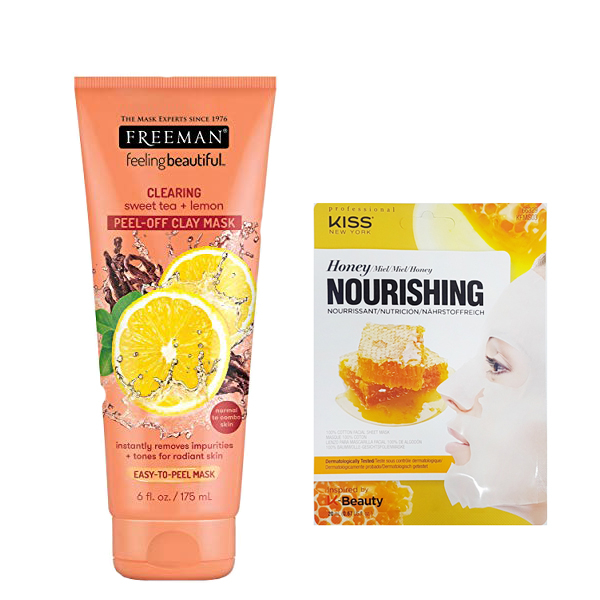 ماسک صورت فریمن سری Sweet Tea + Lemon حجم 175 میلی لیتر به همراه ماسک صورت کیس کد 02