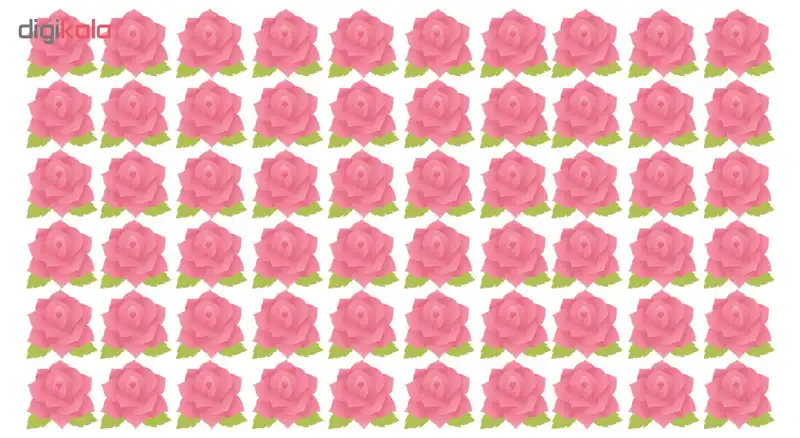 استیکر دیواری طرح رز بسته 60 عددی