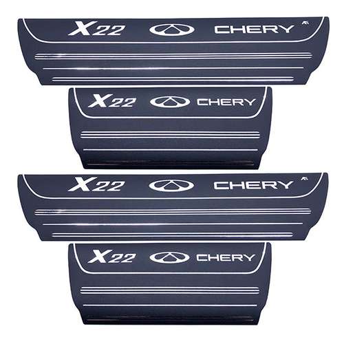برچسب پارکابی خودرو کد SK22 مناسب برای ام وی ام X22 مجموعه 4 عددی