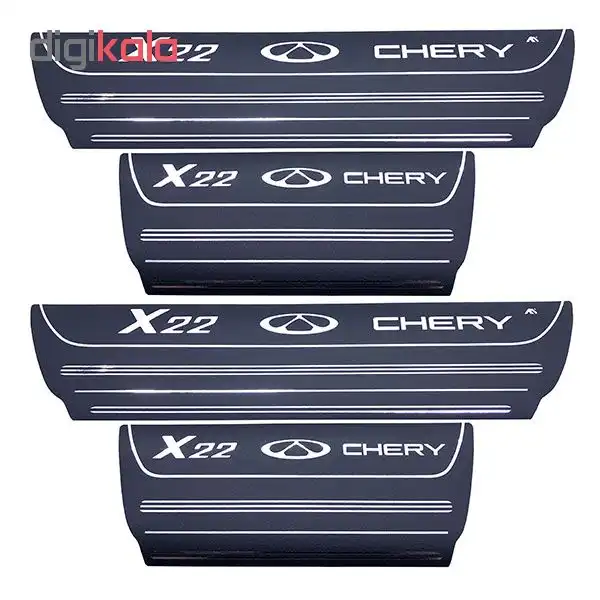 برچسب پارکابی خودرو کد SK22 مناسب برای ام وی ام X22 مجموعه 4 عددی