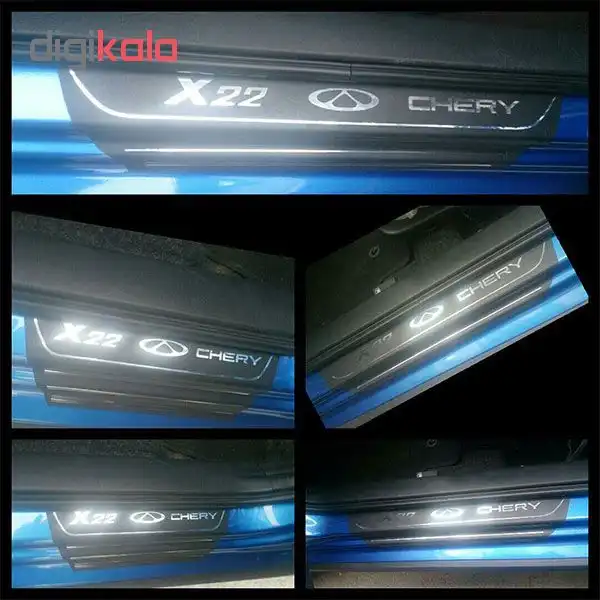 برچسب پارکابی خودرو کد SK22 مناسب برای ام وی ام X22 مجموعه 4 عددی