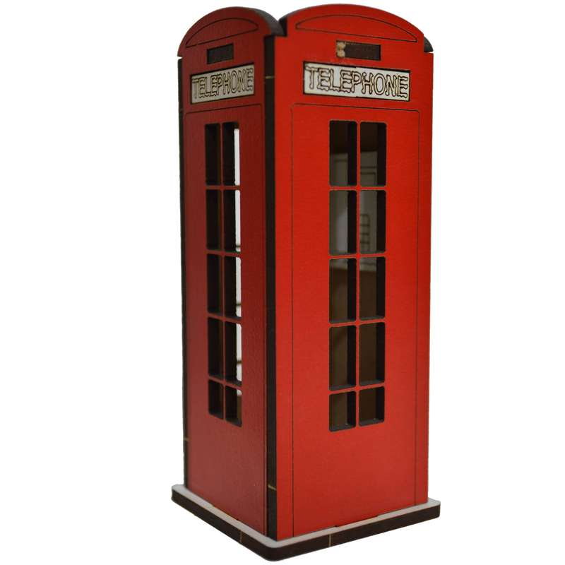 ماکت طرح کیوسک تلفن ساده