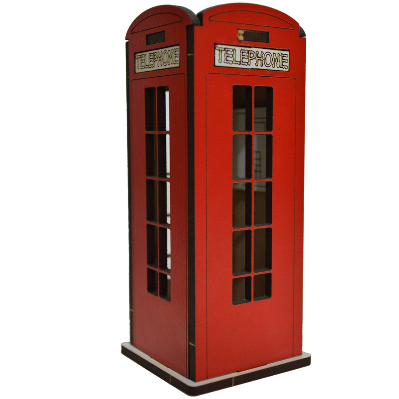 ماکت طرح کیوسک تلفن ساده