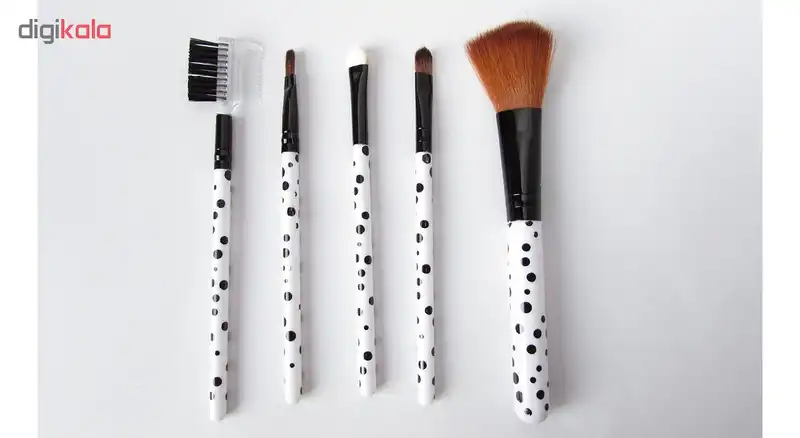 ست برس آرایشی سوییت رز کد SRBM-4571BW بسته 5 عددی