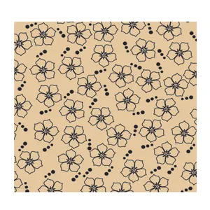 کاغذ کادو گراف طرح  گل کد 02 بسته 25 عددی 