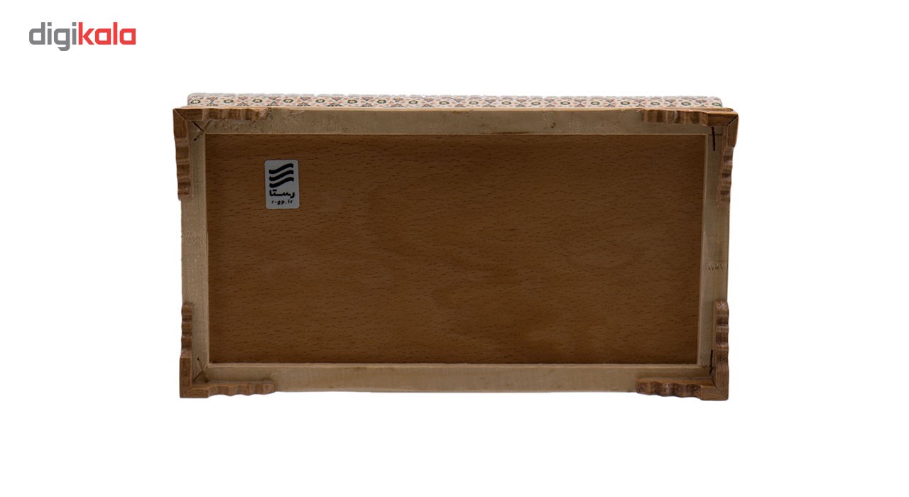 Inlay handicraft tissue box of Rasta model, code 101-12-5