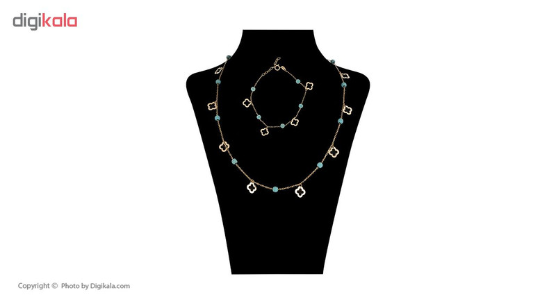 نیم ست طلا 18 عیار زنانه کد 3085