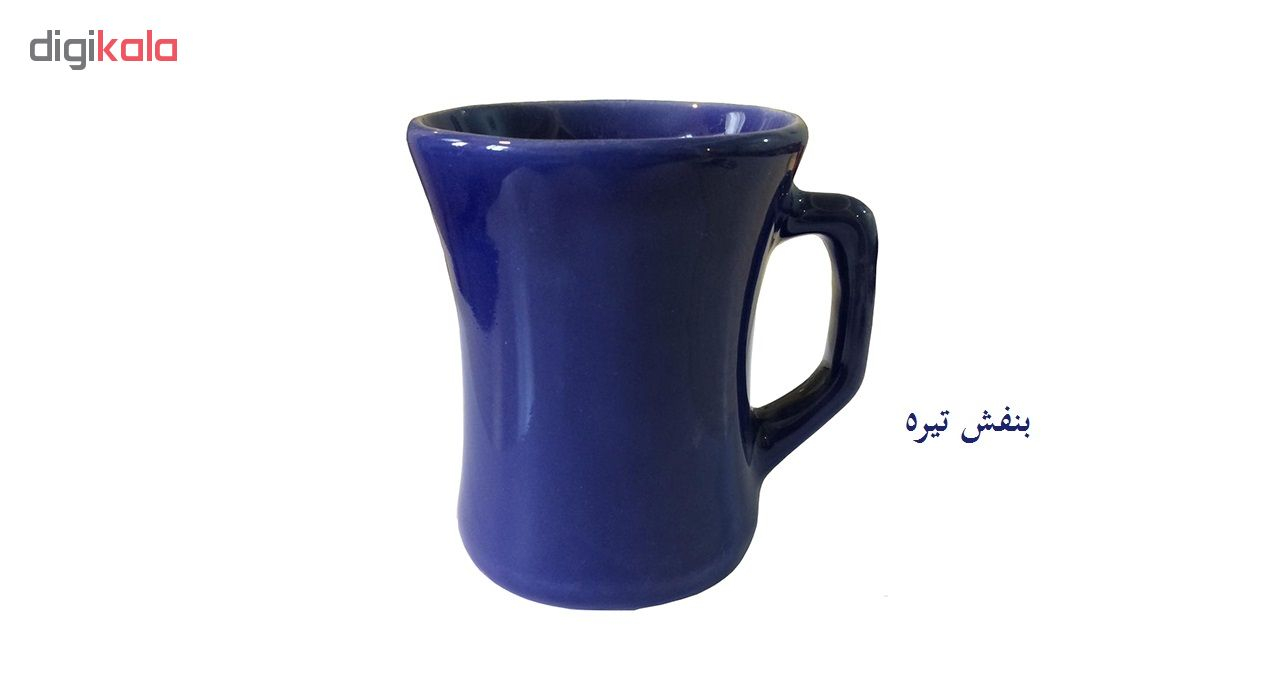 لیوان سفالی مدل هفت رنگ