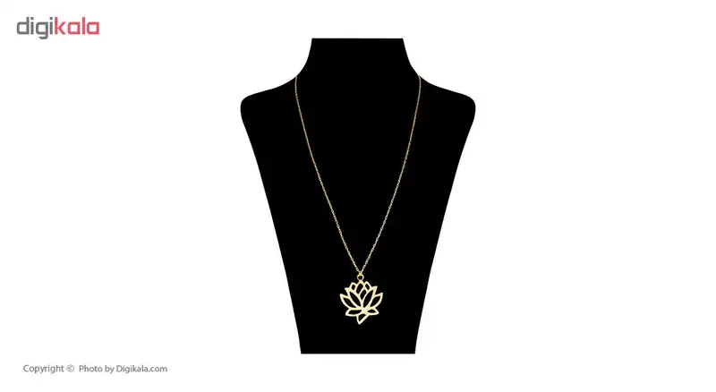 گردنبند طلا 18 عیار زنانه کد 9012