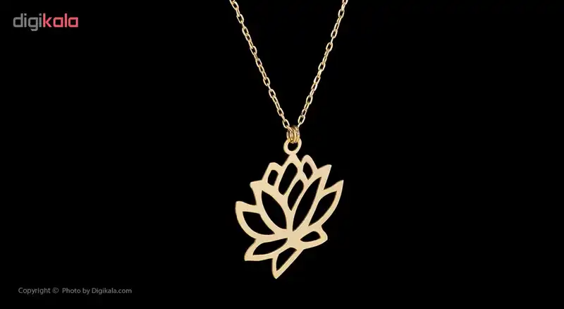 گردنبند طلا 18 عیار زنانه کد 9012