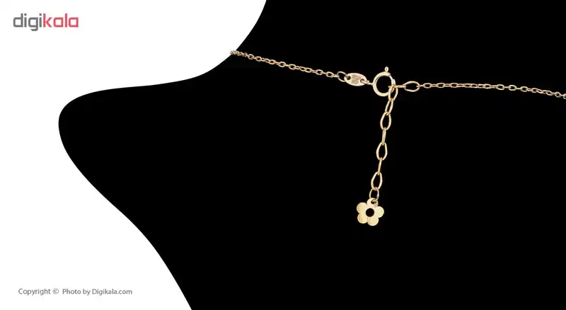 گردنبند طلا 18 عیار زنانه کد 9012