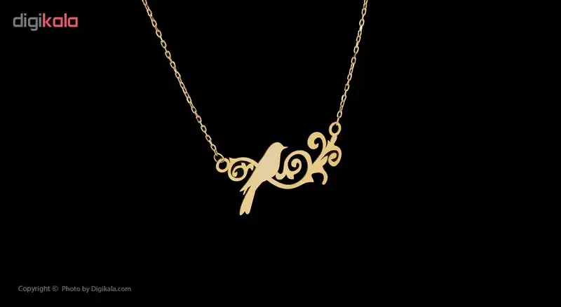 گردنبند طلا 18 عیار زنانه کد 3127