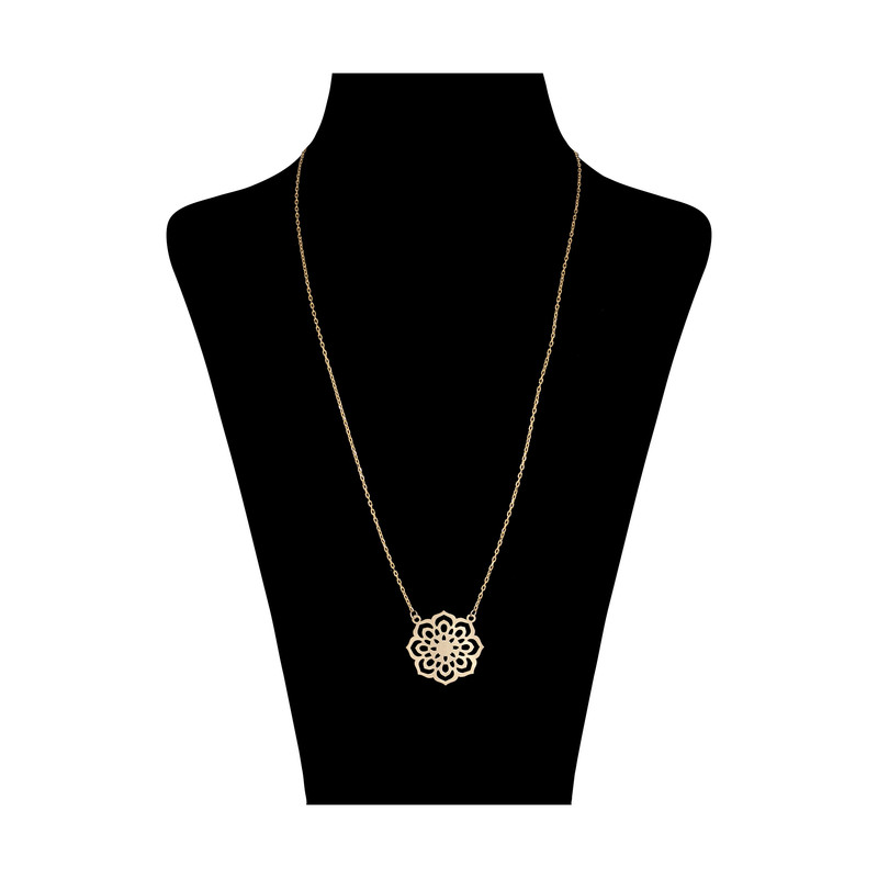 گردنبند طلا 18 عیار زنانه کد 3118