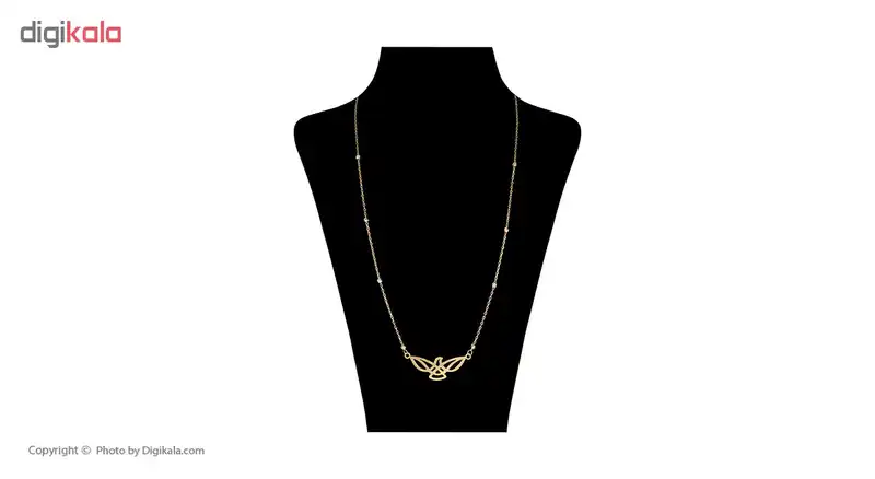 گردنبند طلا 18 عیار زنانه کد 3091