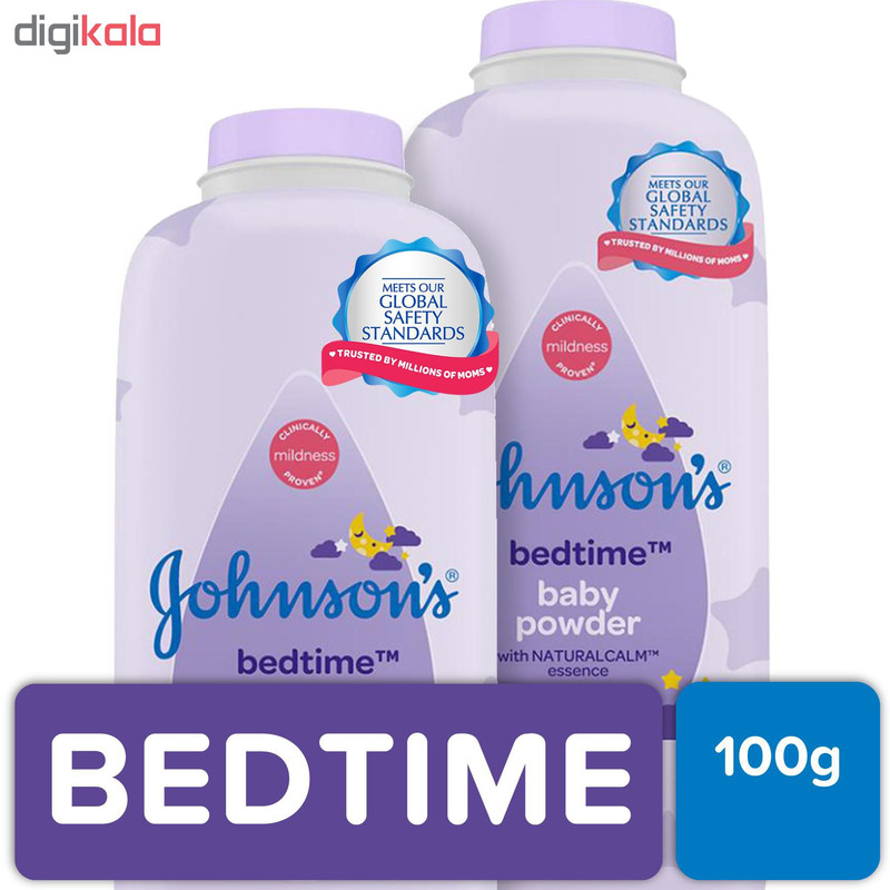 پودر بچه جانسون مدل Bed Time حجم 100 گرم پودر بچه جانسون مدل Bed Time حجم 100 گرم