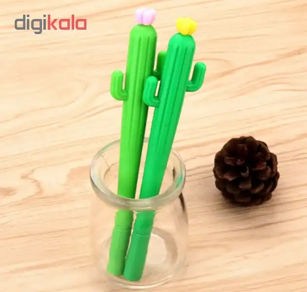 روان نویس طرح کاکتوس بسته 2 عددی